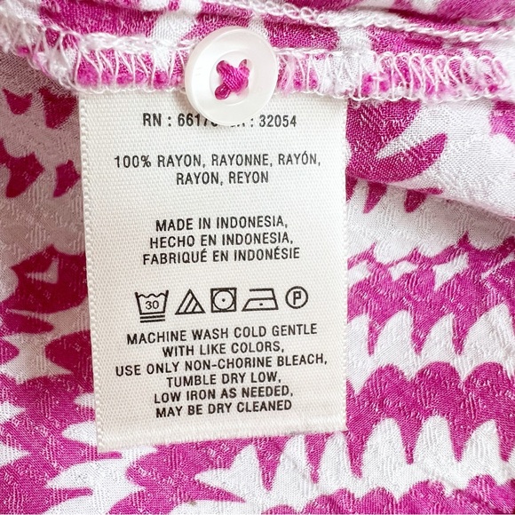 Sold Anthropologie MAEVE Ada Fuschia Sleevless Swing Top Size 4 - Picture 5 of 8